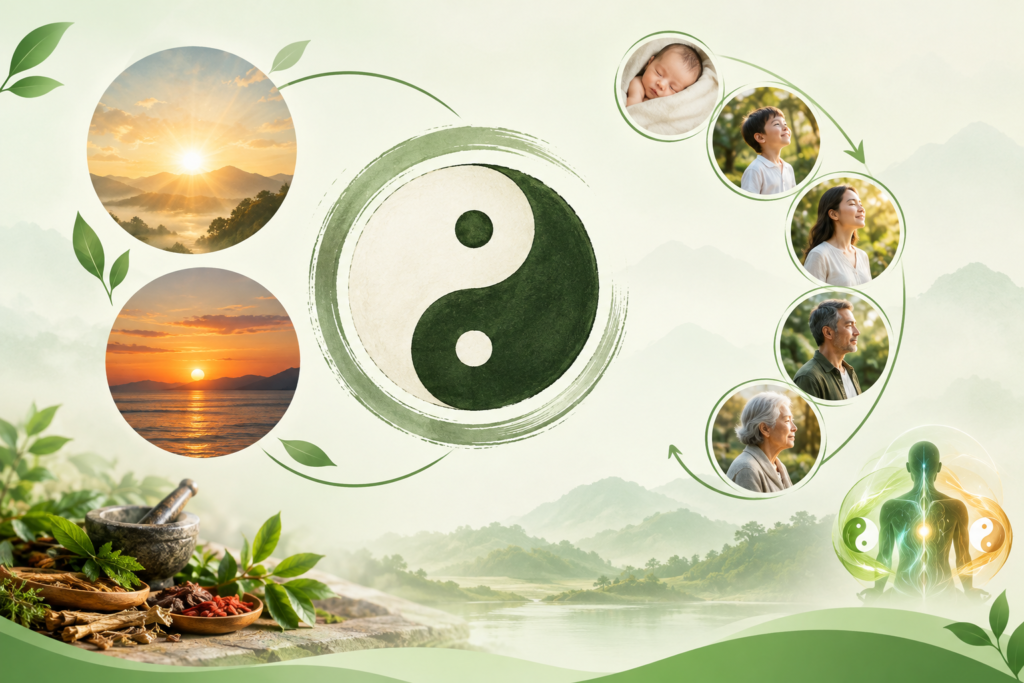 Yin-Yang Life Cycle in Nature